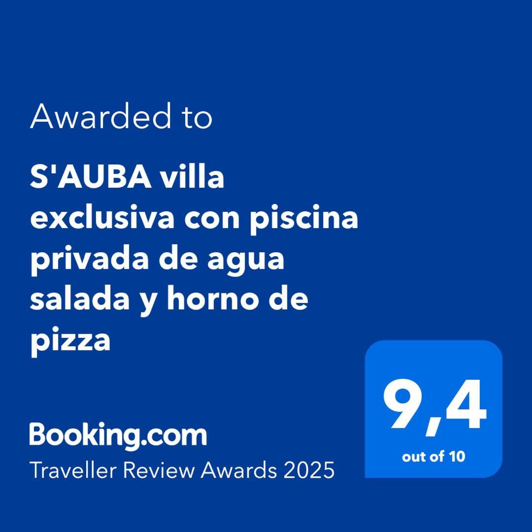 S'Auba Villa Exclusiva Con Piscina Privada De Agua Salada Y Horno De Pizza Es Mercadal Exteriör bild
